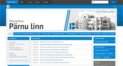 Desktop Screenshot of parnu.ee