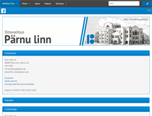 Tablet Screenshot of parnu.ee